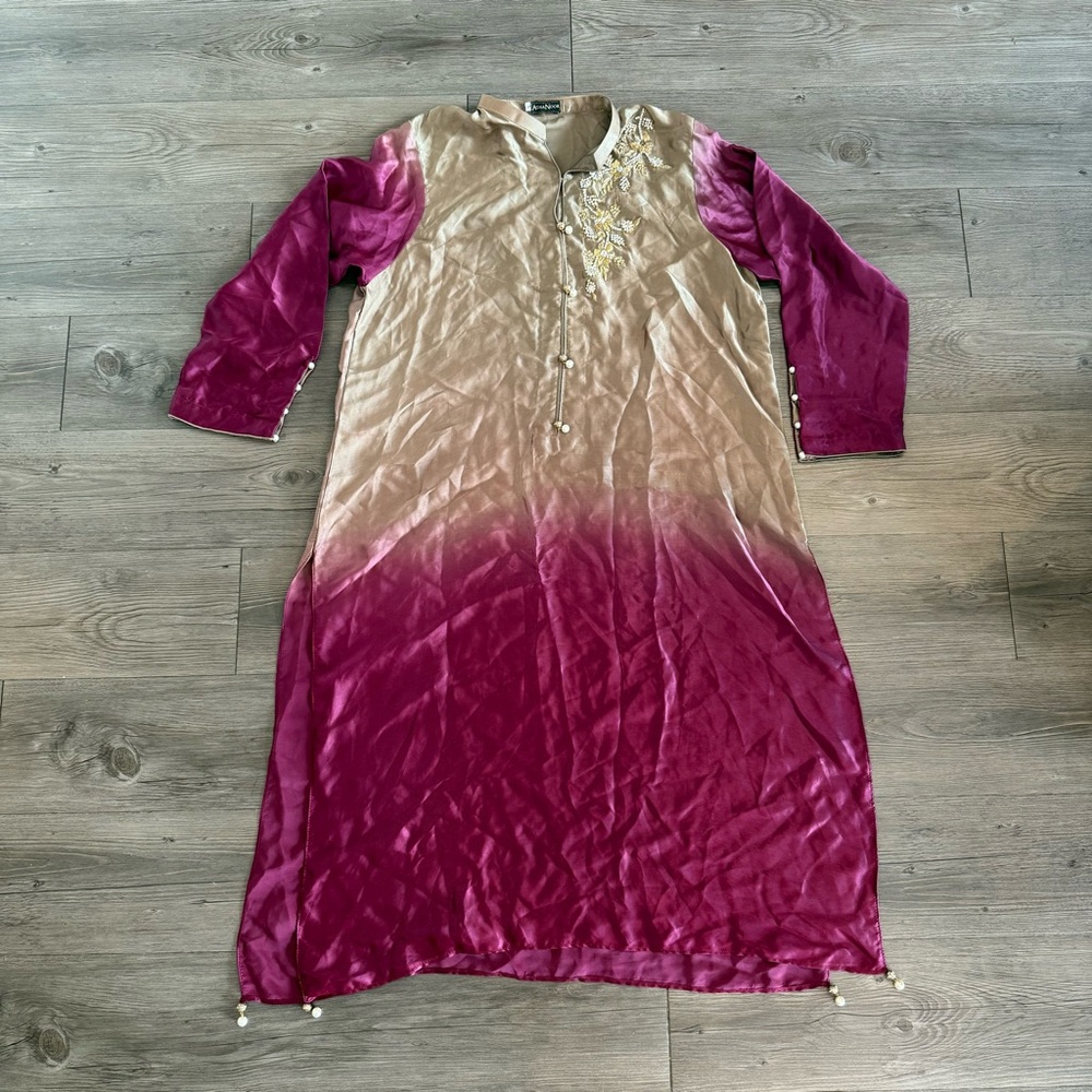 Agha Noor Ombré Pakistani/Desi Suit